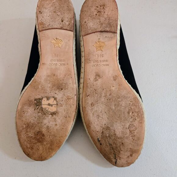 Authentic Charlotte Olympia Velvet Ballet Kitty Flats - Size 38.5/8.5 - Picture 7 of 8